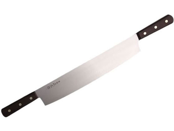 【商品説明】正広の技術の粋を集めた名作です。【仕様】●全長：576mm●刃渡り：330mm●重量：850g●材質：刀・ハガネ正広オリジナル材／ハンドル・ローズ●パッケージサイズ（mm）：79×585×23【備考】※メーカーの都合により、パッケージ・仕様等は予告なく変更になる場合がございます。【検索用キーワード】マサヒロ　正広作　両手冷凍　330mm　＃40972　＃40972　R958MP特殊包丁シリーズは、なかなか手に入らない特殊包丁の数々です。