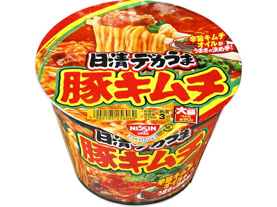 【マラソン限定★2000円クーポン＆ポイント2倍】日清食品 日清デカうま 豚キムチ カップラーメン カップ麺 ラーメン インスタント レトルト 食品