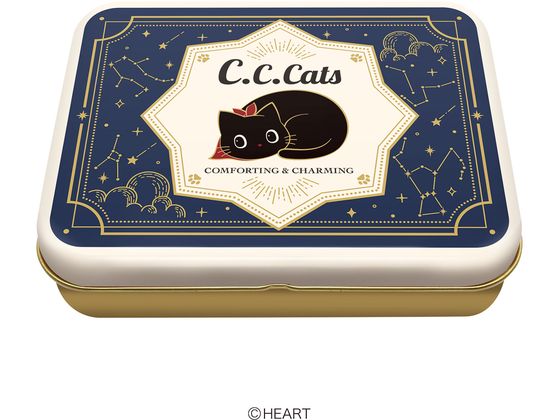 【レビュー投稿で100円OFFクーポン】ハート C.C.キャッツチョコ ギフト缶 チョコレート菓子 チョコレート お菓子