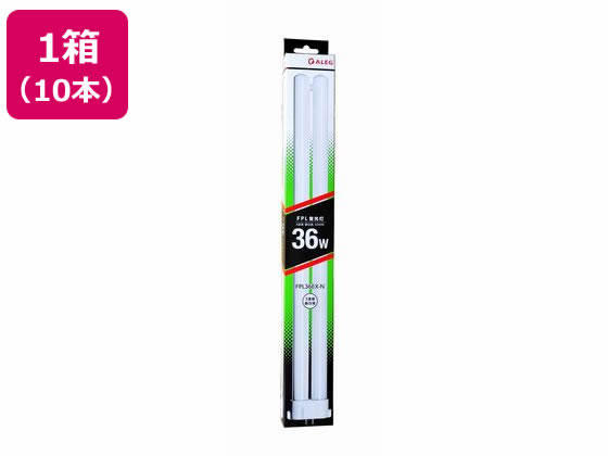 【商品説明】コンパクト形蛍光灯　FPL36形　3波長　昼白色。安心の10本パック【仕様】●型番：FPL36EXN●ランプ色：昼白色（5000K）●定格消費電力：36W●口金：GY10q−6●サイズ：長さ410×管径20mm●定格平均寿命：9000h●注文単位：1箱（10本）【備考】※メーカーの都合により、パッケージ・仕様等は予告なく変更になる場合がございます。【検索用キーワード】ALEG　アレグ　アレッグ　あれぐ　あれっぐ　コンパクト　蛍光灯　4波長　昼白色　こんぱくと　けいこうとう　さんぱちょう　ツイン　ついん　FPL36EXN　コンパクト形蛍光灯　蛍光ランプ　コンパクト型　GY10q−6　fl2025＿3　36W　36ワット　1箱　10本　ライト・照明器具　電球・蛍光灯　R387MTスリムなガラス管を連結した、すっきり収まるコンパクト設計の蛍光灯。
