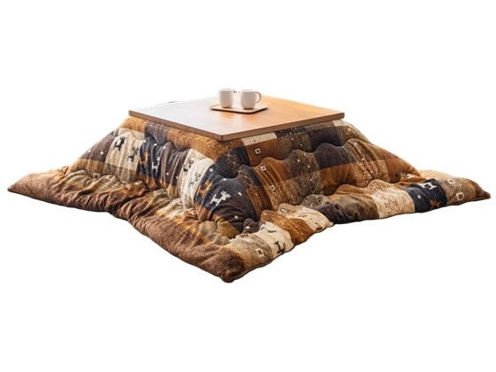 【レビュー投稿で100円OFFクーポン】【メーカー直送】ファミリー・ライフ 撥水こたつ布団 正方形 ブラウン a3541410【代引不可】こたつ布団 テーブル リビング家具 インテリア