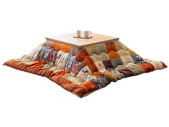 【レビュー投稿で100円OFFクーポン】【メーカー直送】ファミリー・ライフ 撥水こたつ布団 正方形 マルチカラー a3541420【代引不可】こたつ布団 テーブル リビング家具 インテリア