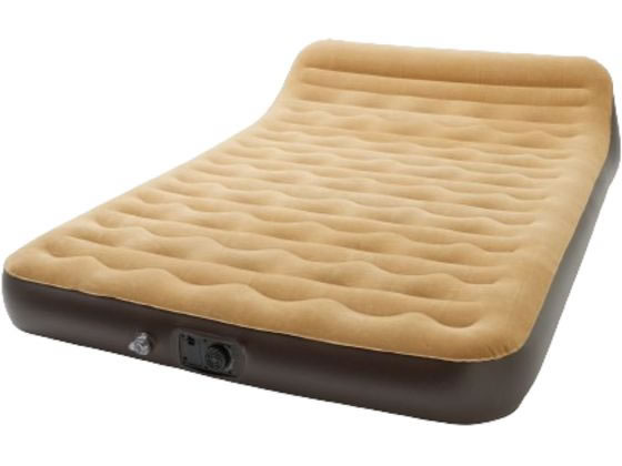 【レビュー投稿で100円OFFクーポン】【メーカー直送】ファミリー・ライフ 背もたれ付き電動エアーベッ..