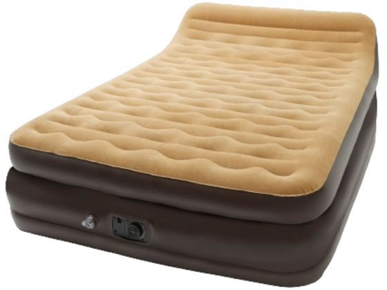 【レビュー投稿で100円OFFクーポン】【メーカー直送】ファミリー・ライフ 背もたれ付き電動エアーベッ..