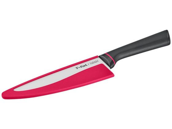 【レビュー投稿で100円OFFクーポン】【お取り寄せ】T-fal フィネスト セラミック シェフナイフ 18cm K17908 ナイフ 専門包丁 厨房 キッチン