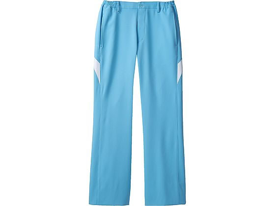 【レビュー投稿で100円OFFクーポン】【お取り寄せ】住商モンブラン パンツ レディス ウォームブルー／白 S MB151-0401 白衣パンツ 医療服 ユニフォーム