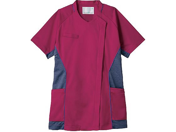 【レビュー投稿で100円OFFクーポン】【お取り寄せ】住商モンブラン スクラブレディス 半袖 バーガンディ／NV 3L MS356-89 スクラブ 医療服 ユニフォーム