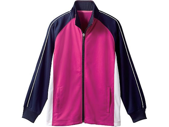 【レビュー投稿で100円OFFクーポン】【お取り寄せ】住商モンブラン トレーニングジャケット兼用 ピンク／ネイビーLL CJ511-5024 ジャケット 介護服 ユニフォーム