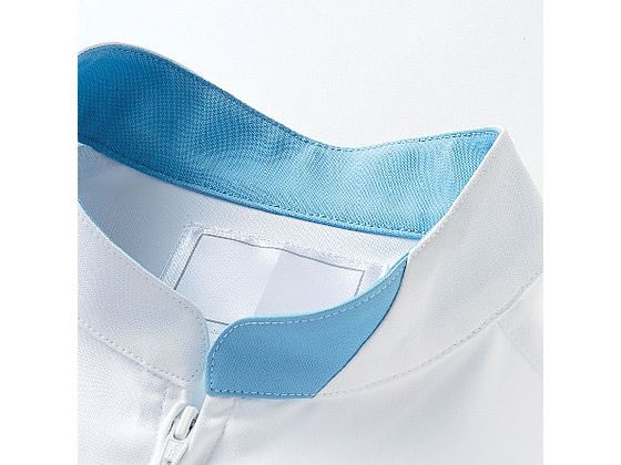 【マラソン限定★ポイント2倍】【お取り寄せ】住商モンブラン ジャケット メンズ 半袖 白／ネイビー LL MJ552-0109 白衣ジャケット 医療服 ユニフォーム