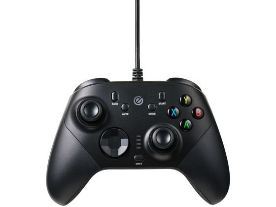 【レビュー投稿で100円OFFクーポン】【お取り寄せ】エレコム PCコントローラー 有線 背面2 連射 黒 JC-GP60XVBK マウス キーボード 入力機器 パソコン 家電