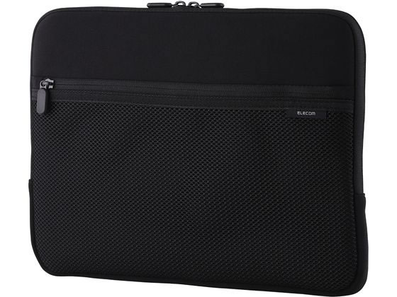 【商品説明】柔らかく伸縮性に優れたストレッチ素材を使用し、ノートパソコンを傷や汚れから守るインナーバッグです。14．0インチまでのノートパソコンを収納可能です。開閉がスムーズで、ノートパソコンの出し入れがしやすいダブルファスナーを採用しています。マウスやACアダプターを一緒に収納できるメッシュポケット付き。ガジェットポーチなしでもすっきり整理できます。表生地表面に、撥水加工を施しています。【仕様】●外形寸法：W約356mm×H約262mm×D約28mm　●内寸：W約325mm×H約230mm×D約20mm　※参考収納寸法　●重量：約240g　●材質：ポリエステル、クロロプレンゴム　●カラー：ブラック　●対応モデル：〜14．0インチまでのノートパソコン　●ポケット（前面）：メッシュファスナーポケット×1　●その他：撥水加工（表生地）【備考】※メーカーの都合により、パッケージ・仕様等は予告なく変更になる場合がございます。【検索用キーワード】エレコム　ELECOM　えれこむ　BM−IBPTNP14BK　インナーバッグ　パソコンケース　ノートパソコン　パソコン　ケース　モバイルモニター　パソコン・モニター　タブレットケース　ノート　pcバッグ　パソコンバッグ　バッグ　ノートパソコンケース　pc　ビジネスバッグ　バッグインバッグ　ブラック　パソコン　PC用品　R110MUメッシュポケット付きでガジェットポーチいらずのインナーバッグ！