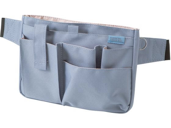 【レビュー投稿で100円OFFクーポン】クツワ 文具エプロンバッグ ブルー BE021BL バッグ 日用雑貨