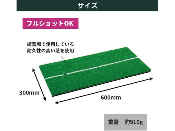 ココデカウの【お取り寄せ】Tabata GOLF タバタゴルフ ショットマット285 GV0285｜アングル3