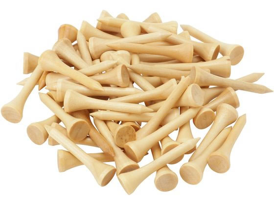 【レビュー投稿で100円OFFクーポン】【お取り寄せ】Tabata GOLF タバタゴルフ ウッドティー ショート60本 OEMTEEAZNN-S