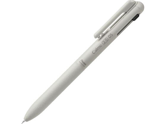 Pentel - 【レビュー投稿で100円OFFクーポン】ぺんてる Calme カルム 多機能ペン 2+S 0.5mm グレー軸 BXAW355N 油性ボールペン