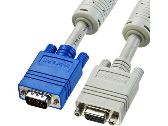 【マラソン限定★2,000円クーポン＆ポイント2倍】サンワサプライ ディスプレイ延長ケーブル 複合同軸 アナログRGB 延長 3m KC-VEN3K ディスプレイケーブル DVI VGA DisplayPort PC用ケーブル ケーブル 電源タップ 配線パーツ 家電