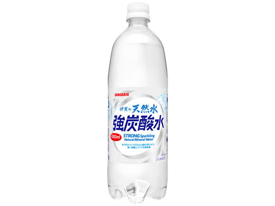 訳あり)日本サンガリア 伊賀の天然水 強炭酸水 1L