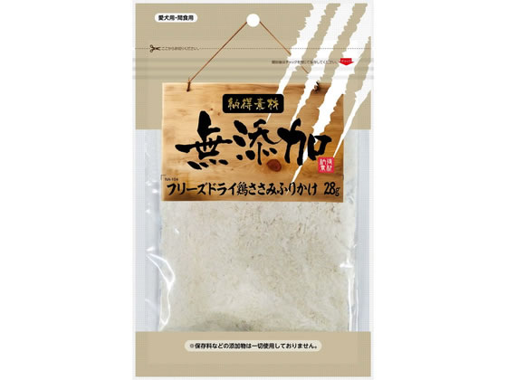 Freeze Dry - 【マラソン限定★2,000円クーポン＆ポイント2倍】【お取り寄せ】ペットライブラリー 納得素材 FDささみふりかけ 28g おやつ 犬 ペット ドッグフード