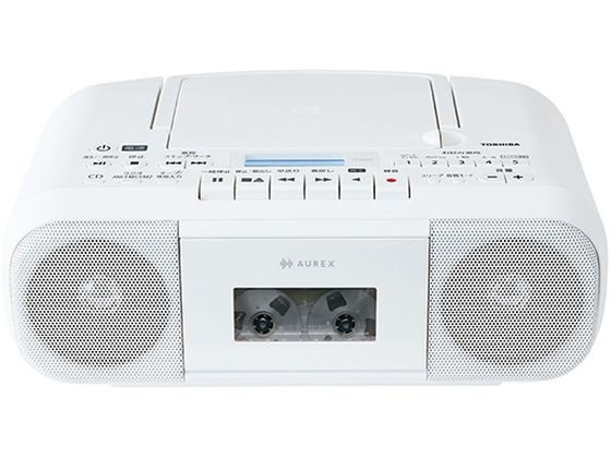 【レビュー投稿で100円OFFクーポン】【お取り寄せ】東芝 CDラジオカセットレコーダー ホワイト TY-CDS9-W コンポ ラジカセ オーディオ ヘッドホン テレビ 家電