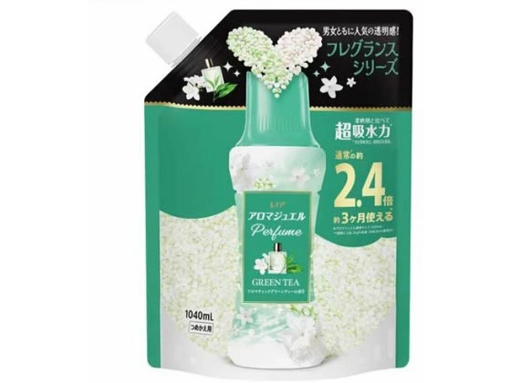P&G レノア アロマジュエル Perfume 香り付けビーズ アロマティックグリーンティーの香り 詰替 1040mL