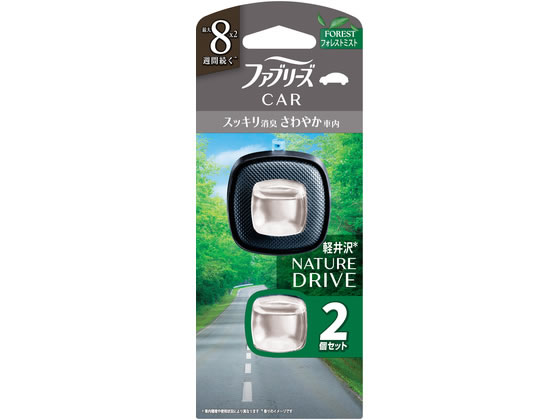 【商品説明】最大8週間続くスッキリ消臭　さわやか車内さらに車の消臭が最大8週間持続（開封時設定で）※　車内環境や使用状況により異なります。自動車エアコン送風口用消臭・芳香剤【仕様】●内容量：2．5mL×2個●成分：香料●中国製●注文単位：1パック（2個）【備考】※メーカーの都合により、パッケージ・仕様等は予告なく変更になる場合がございます。【検索用キーワード】ファブリーズ　自動車エアコン送風口用　フォレストミストの香り　2．5mL×2個　P＆Gジャパン　ピーアンドジージャパン　ぴーあんどじーじゃぱん　ピーアンドジー　ぴーあんどじー　P＆G　P＆G　ファブリーズ　消臭剤　自動車エアコン送風口用　フォレストミスト　カー用品　芳香・消臭用品　R788MZすっきり消臭さわやか車内