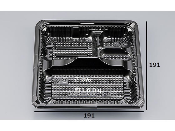 【商品説明】※蓋は別売り。【仕様】●サイズ：191×191×31mm材質：BS●入数：50枚【備考】※メーカーの都合により、パッケージ・仕様等は予告なく変更になる場合がございます。【検索用キーワード】シーピー化成・しーぴーかせい・シーピーカセイ・cpkasei　ご飯約160g　50枚　使い切り　使いきり　テイクアウト　持ち帰り　食べ歩き　297232　使いきり食器　テイクアウト用品　R141NAレンジ対応の耐熱性・耐油性を向上させた軽量弁当容器。