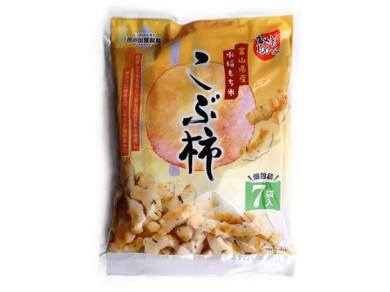 【レビュー投稿で100円OFFクーポン】日の出屋製菓産業 7Pこぶ柿 煎餅 おかき お菓子