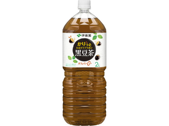 【レビュー投稿で100円OFFクーポン】伊藤園 かりっと大豆イソフラボン 黒豆茶 2L お茶 飲料