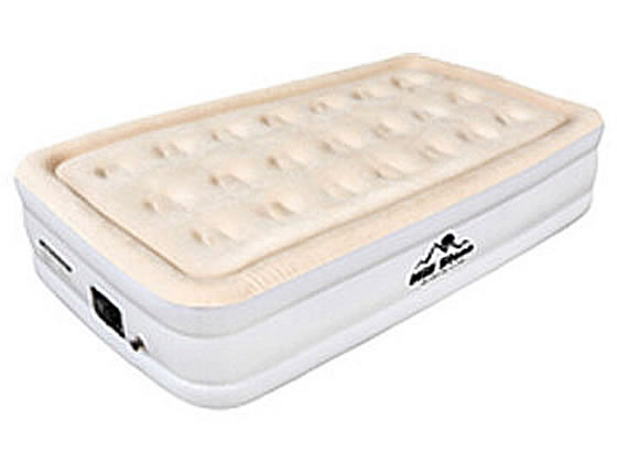 【マラソン限定★ポイント2倍】【メーカー直送】ファミリー・ライフ 極厚電動エアーベッド シングル ベージュ a3614710【代引不可】【お客様組立】シングル フロアベッド 寝具 インテリア