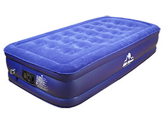 【マラソン限定★ポイント2倍】【メーカー直送】ファミリー・ライフ 極厚電動エアーベッド シングル ネイビー a3614720【代引不可】【お客様組立】シングル フロアベッド 寝具 インテリア