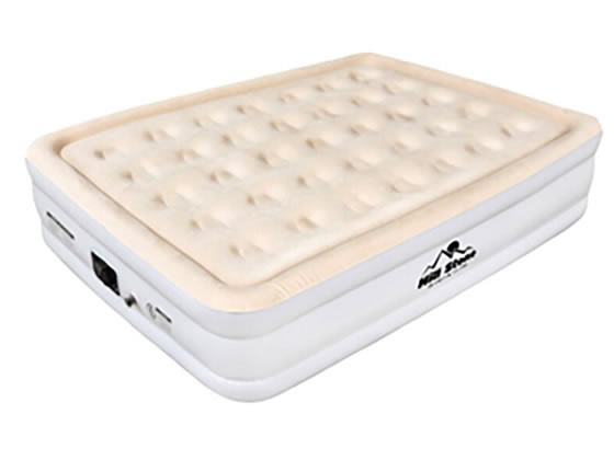 【マラソン限定★ポイント2倍】【メーカー直送】ファミリー・ライフ 極厚電動エアーベッド ダブル ベージュ a3614810【代引不可】【お客様組立】ダブル フロアベッド 寝具 インテリア