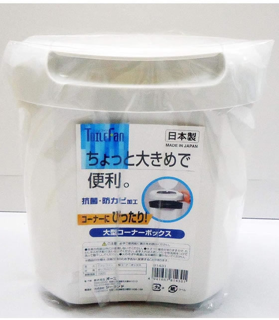 【レビュー投稿で100円OFFクーポン】オーエ トイレファン 大型コーナーボックス WH...