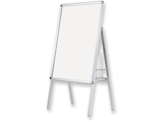 【メーカー直送】アスカ 転倒防止アルミ枠ポスタースタンド 片面 A1 APSK-A1【代引不可】