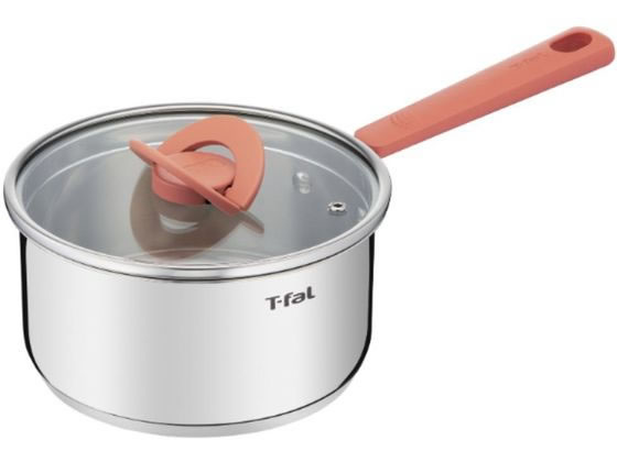 Ih Incompatible - 【マラソン限定★2,000円クーポン＆ポイント2倍】【お取り寄せ】T-fal オプティスペース IH ステンレス ソースパン 18cm G72823 両手鍋 外輪鍋 円付鍋 片手鍋 鍋 フライパン 厨房 キッチン