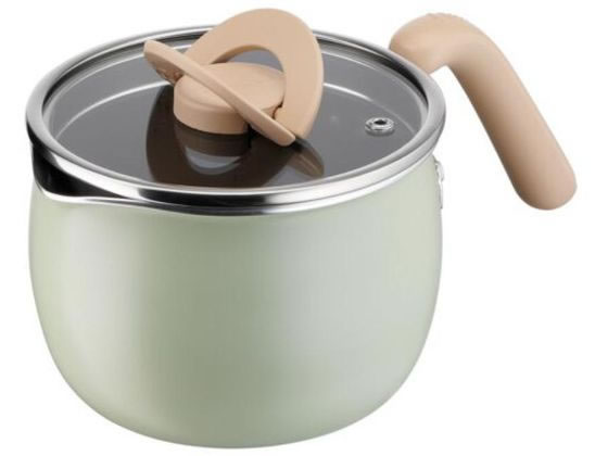 Ih Incompatible - 【レビュー投稿で100円OFFクーポン】【お取り寄せ】T-fal オプティスペース マルチポット 14cm ライトミント A54587 両手鍋 外輪鍋 円付鍋 片手鍋 鍋 フライパン 厨房 キッチン