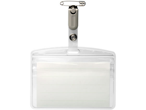 樂天商城 - 【レビュー投稿で100円OFFクーポン】ソニック タッグ名札 ラウンド チャックタイプ 10個入 NF-952 クリップ＋安全ピンタイプ 名札 キーホルダー