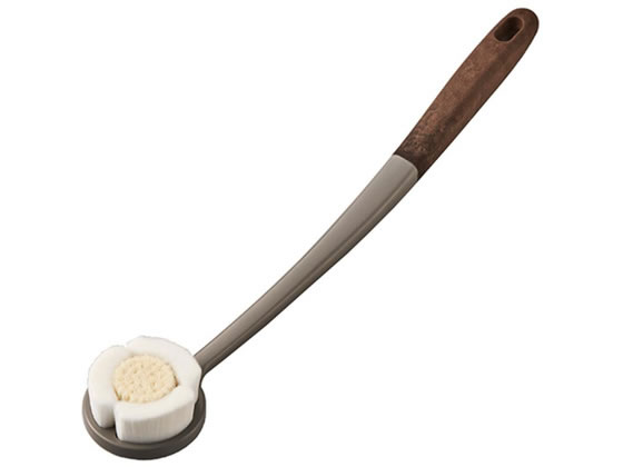 【お取り寄せ】日本クリンテック ボディケアブラシ ソフト モカグレージュ