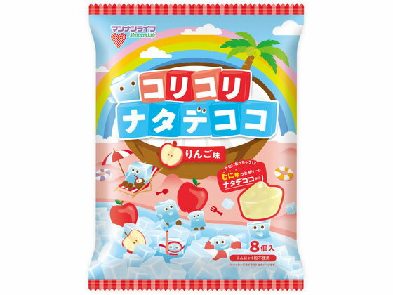 【レビュー投稿で100円OFFクーポン】マンナンライフ コリコリナタデココ りんご味 ゼリー デザート菓子 お菓子