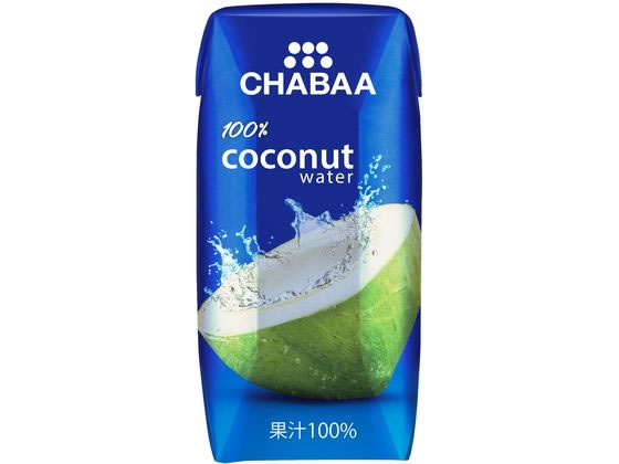 【レビュー投稿で100円OFFクーポン】訳あり)ハルナプロデュース CHABAA ココナッツウォーター 180ml パック 果実飲料 ジュース 飲料