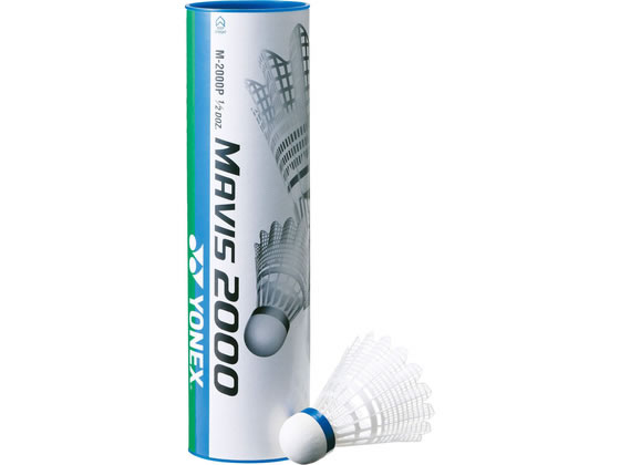乐天商城 - 【レビュー投稿で100円OFFクーポン】【お取り寄せ】YONEX ヨネックス メイビス2000 Slow(6個入) M2000P-000-S