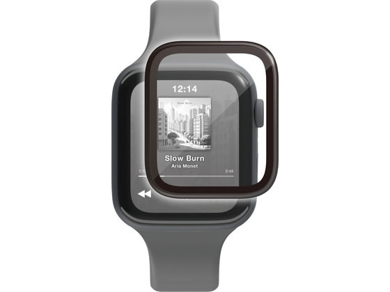 乐天商城 - 【お取り寄せ】エレコム アップルウォッチ ガラスフィルム 44mm極薄枠付 AW-25DFLGS2R