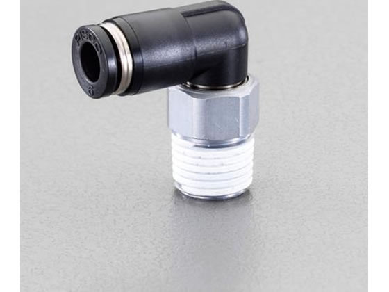 【レビュー投稿で100円OFFクーポン】【お取り寄せ】エスコ R3／8”×8mm ロータリーエルボユニオン EA425MB-83 継手 アダプター 配管材