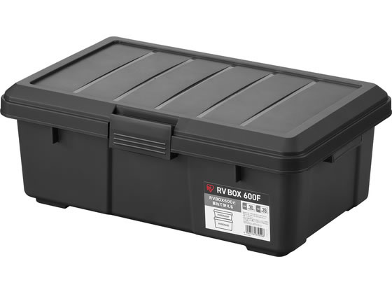 乐天商城 - 【レビュー投稿で100円OFFクーポン】 【お取り寄せ】アイリスオーヤマ RVBOX 600F チャコールグレー RV600F バックルコンテナ 保管 作業