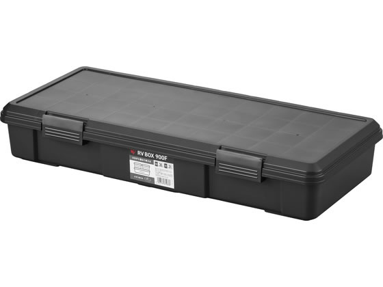 【商品説明】スタッキング可能な浅型タイプです。RVBOX450Fを2つ重ねて使えます。仕切り板付きで小物収納に最適です。ステーションワゴンのトランクにぴったりのサイズです。【仕様】●商品サイズ：約幅900×奥行400×高さ155mm●質量：約3050g●材質：ポリプロピレン●商品内寸（約）：850×315×115mm●耐荷重（約）：30kg●容量（約）：31L【備考】※メーカーの都合により、パッケージ・仕様等は予告なく変更になる場合がございます。【検索用キーワード】IRISOHYAMA　アイリスオーヤマ　あいりすおーやま　IRIS　アイリス　あいりす　RVBOX　あーるぶいぼっくす　アールブイボックス　ボックス　コンテナ　31L　1個　墨灰　チャコールグレー　アウトドア用品　小物類　押入れ　クローゼット　保管　収納　スポーツ　キャンプ　工具　DIY　RV900F　30kg　作業用品　保管用品　R637NMカー＆レジャー用品を収納するのに最適な薄型のRVBOXです。