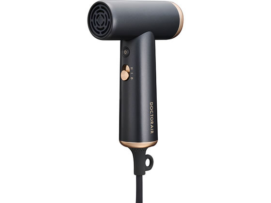 【レビュー投稿で100円OFFクーポン】DOCTOR AIR ミラ ジェットドライヤー スムースブラック BDR-01BK ヘアドライヤー ドライヤー ヘアアイロン 理美容 セルフケア 健康家電
