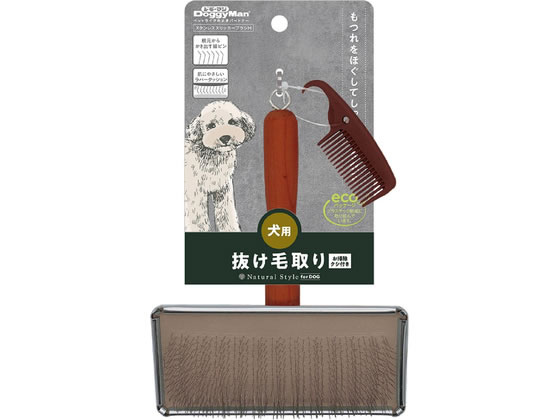 【商品説明】被毛の根元をかき分けながら抜け毛やもつれ毛をしっかり取る、細めピンのスリッカーブラシ。ふわっと仕上げにも便利。金属部分はサビに強いステンレス製。木製の持ち手で持ちやすい。お掃除グシ付き。【仕様】●材質／ステンレス・木・合成ゴム・ポリプロピレン【備考】※メーカーの都合により、パッケージ・仕様等は予告なく変更になる場合がございます。【検索用キーワード】どぎーまん　ドギーマン　doggyman　DoggyMan　doggy　Doggy　Natural　Style　forDog　ステンレススリッカーブラシ　M　ペット用品　ケア用品　犬（ドッグ）用　R065NN被毛の根元をかき分けながら抜け毛をしっかり取る木製スリッカー