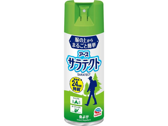 【楽天スーパーSALE限定★ポイント2倍＆2,000円クーポン】アース製薬 服の上からサラテクト 大容量 400mL スプレータイプ 虫除け 殺虫 防虫剤