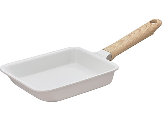 【レビュー投稿で100円OFFクーポン】【お取り寄せ】サーモス THERMOS卵焼き器 13×18.5cm IH ガス火対応 セラミック セラプロテクトシリーズ グレージュ KFO-013E GG