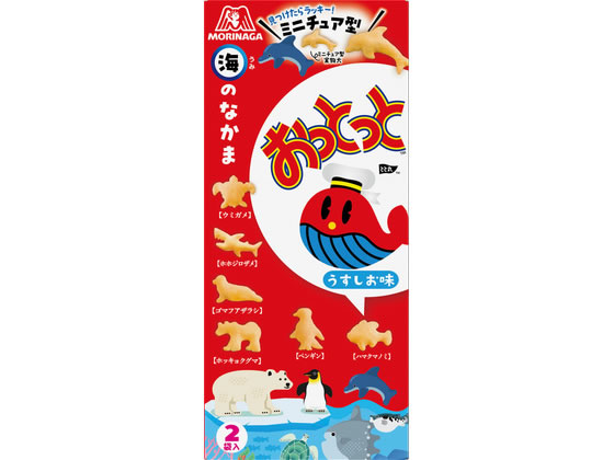 【レビュー投稿で100円OFFクーポン】森永製菓 おっとっと うすしお味 23g×2袋 ポテトスナック スナック菓子 お菓子