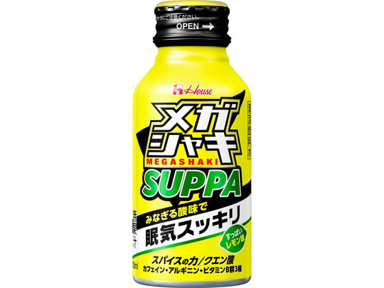 【レビュー投稿で100円OFFクーポン】ハウス食品 メガシャキ SUPPA 100mL 栄養ドリ...